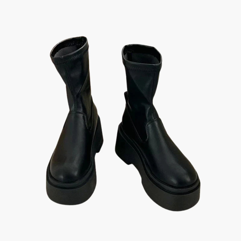 Platform Knee-High Boots