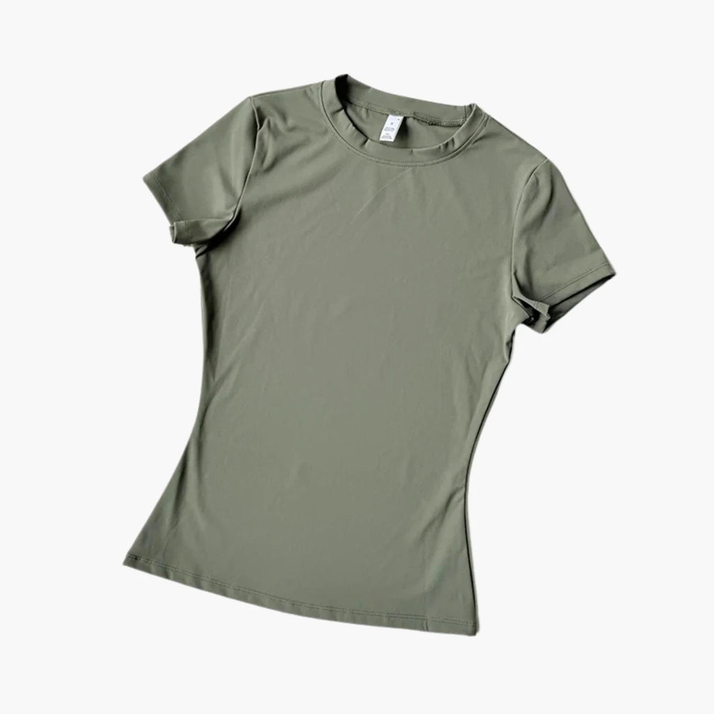 Quick-Dry Yoga T-Shirt – Short Sleeve