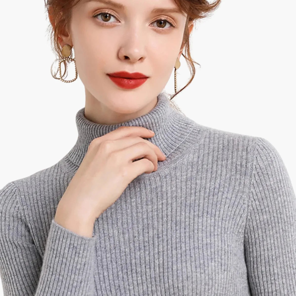 Soft Knit Turtleneck Sweater