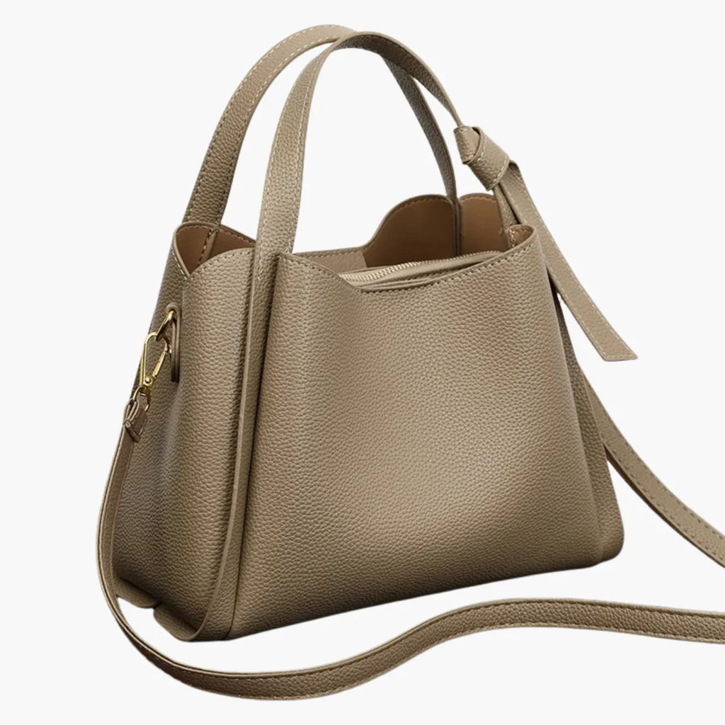 Retro Leather Bucket Bag