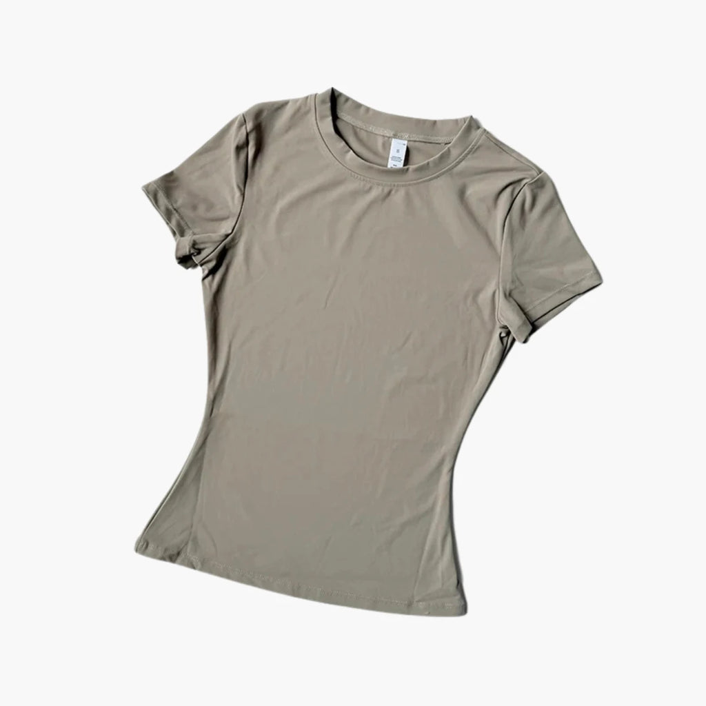 Quick-Dry Yoga T-Shirt – Short Sleeve