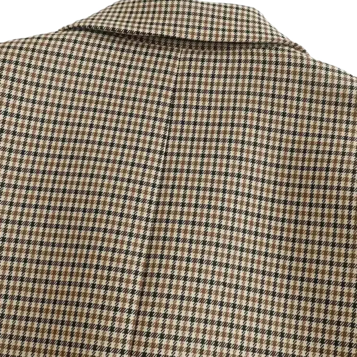 Plaid Double Breasted Blazer