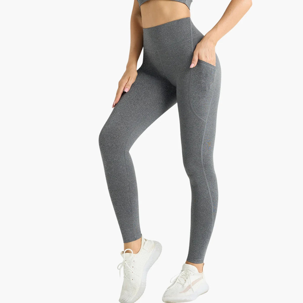 High-Waist Yoga Leggings with Pockets