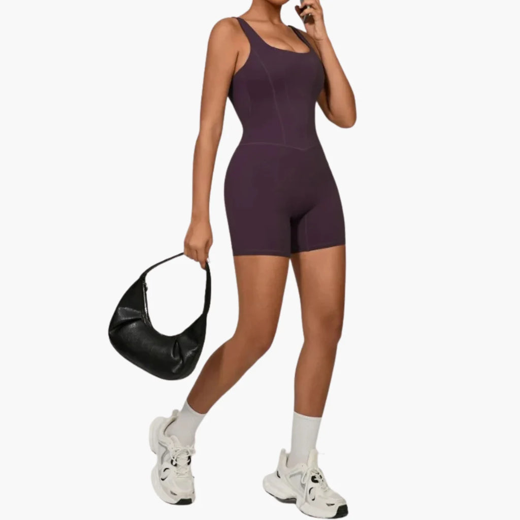 Seamless Quick-Dry Gym Romper