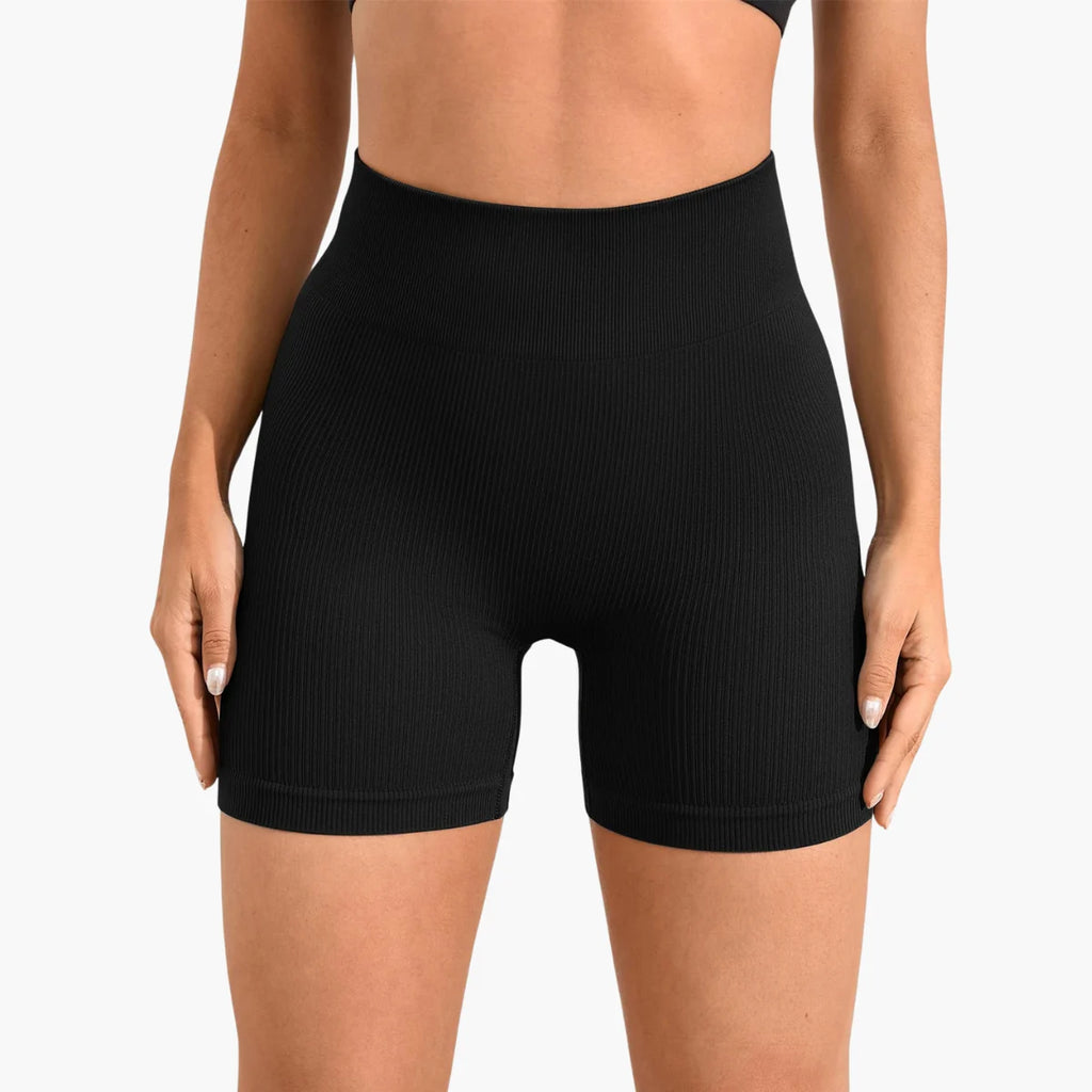 Seamless High Waist Sports Shorts