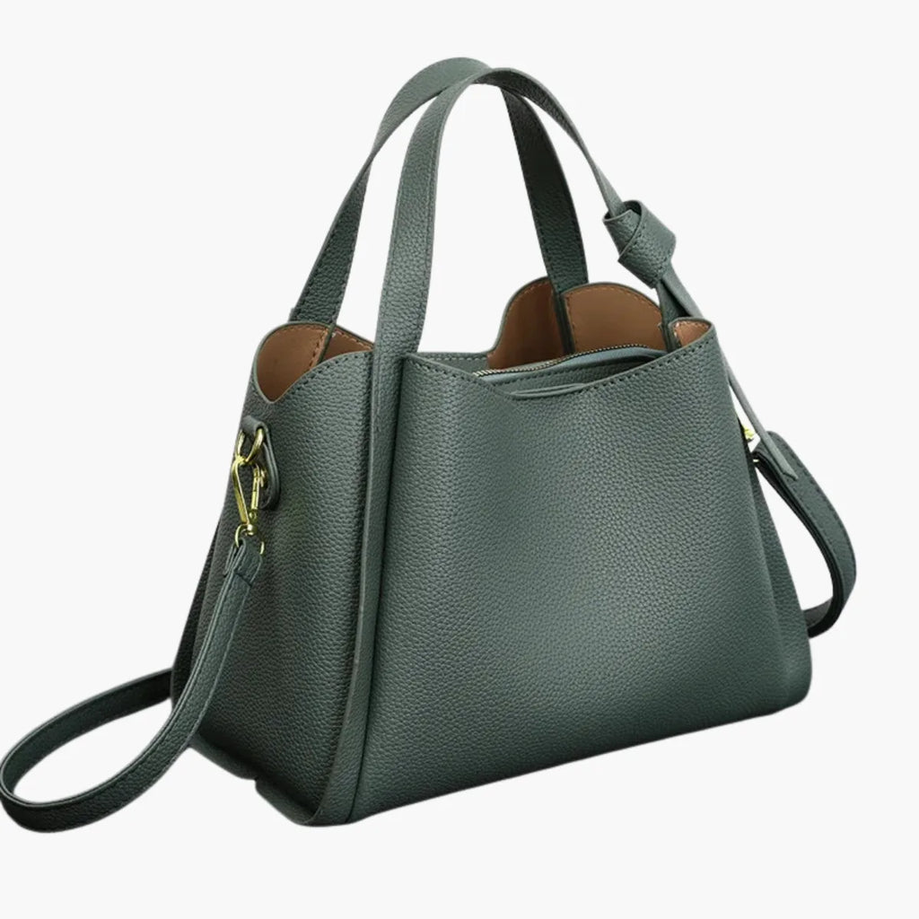 Retro Leather Bucket Bag