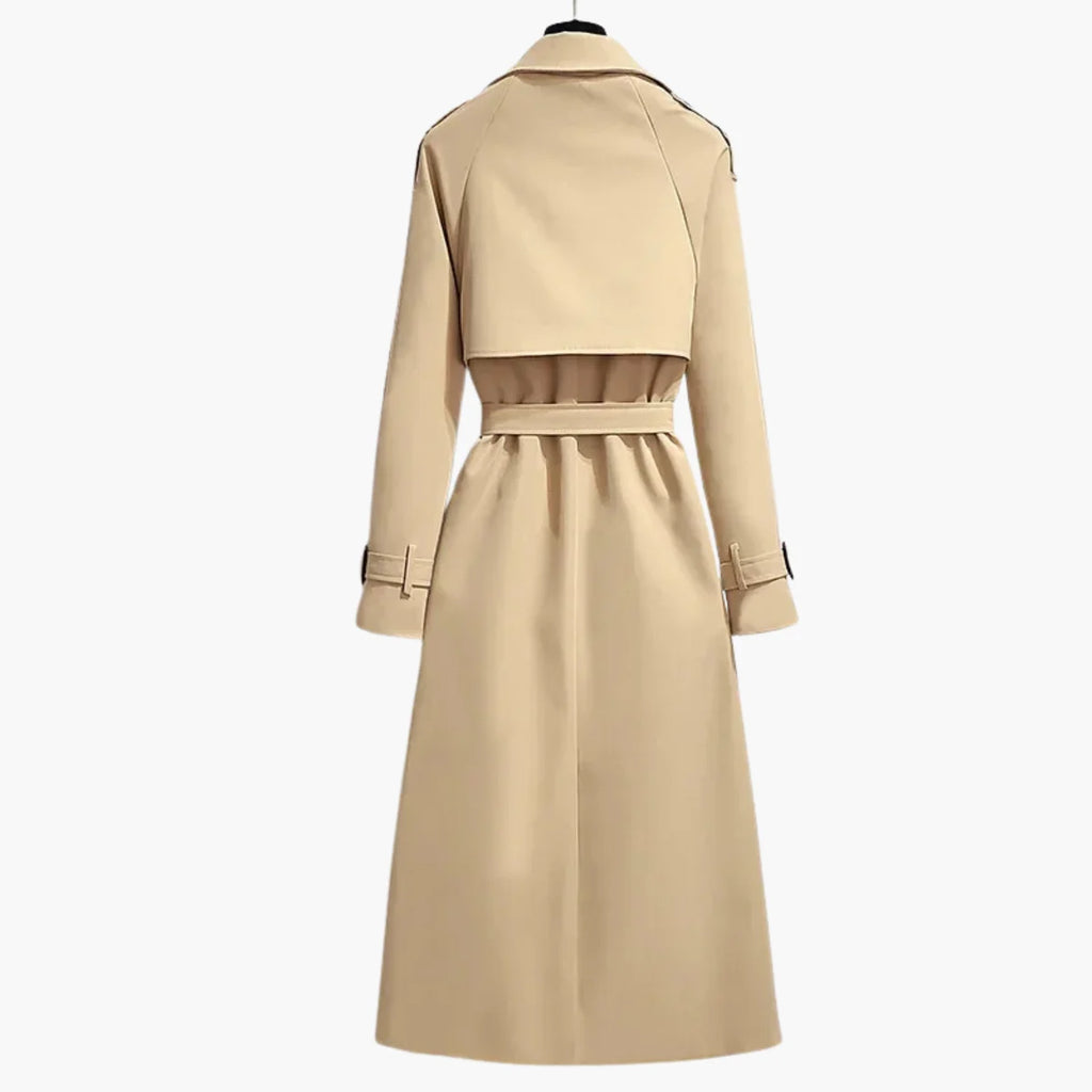 Long Loose Fit Trench Coat