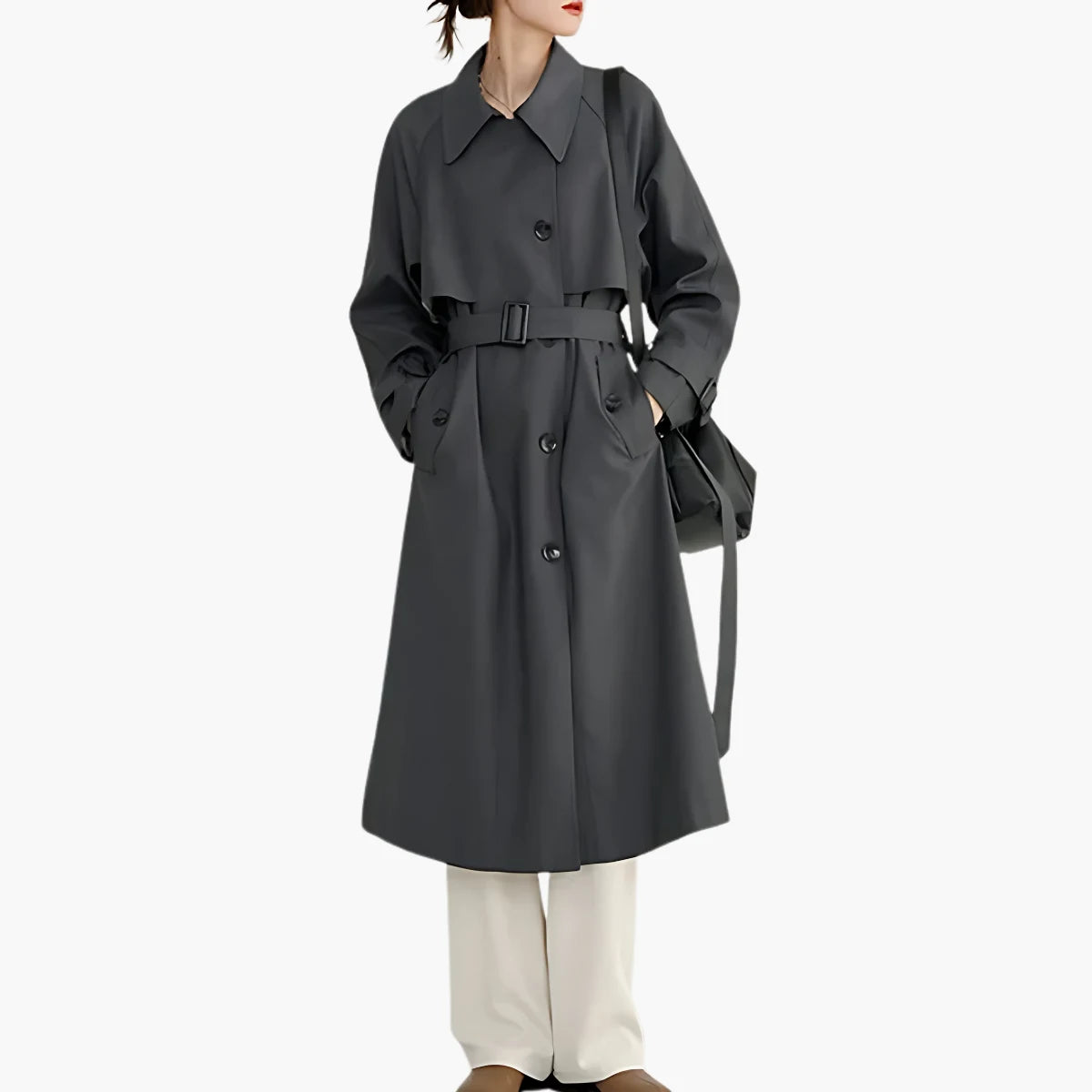 Long Trench Coat The Buttons