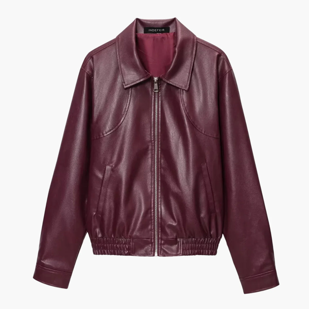 Vintage Faux Leather Jacket