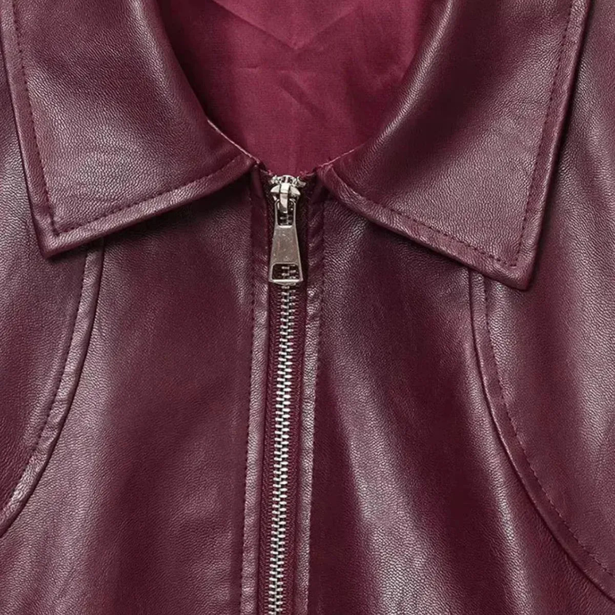 Vintage Faux Leather Jacket