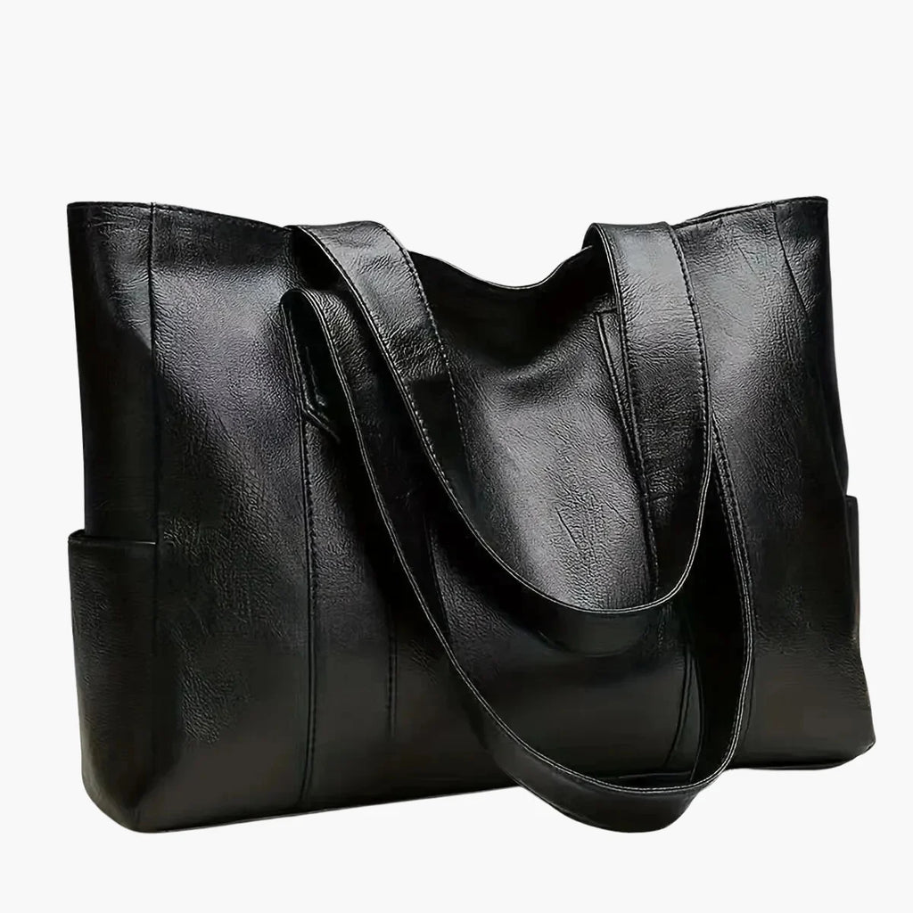 Vintage Vegan Leather Tote