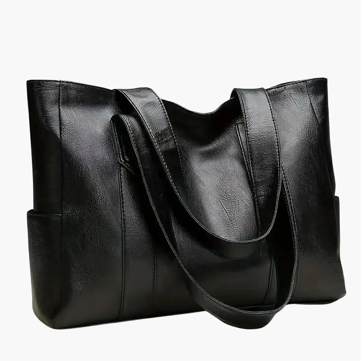 Vintage Vegan Leather Tote