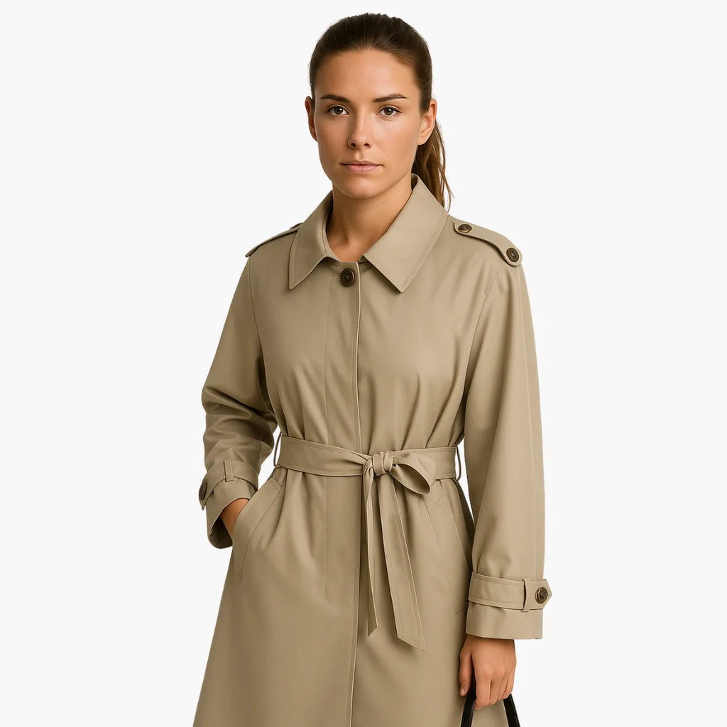 Raglan Sleeve Trench Coat