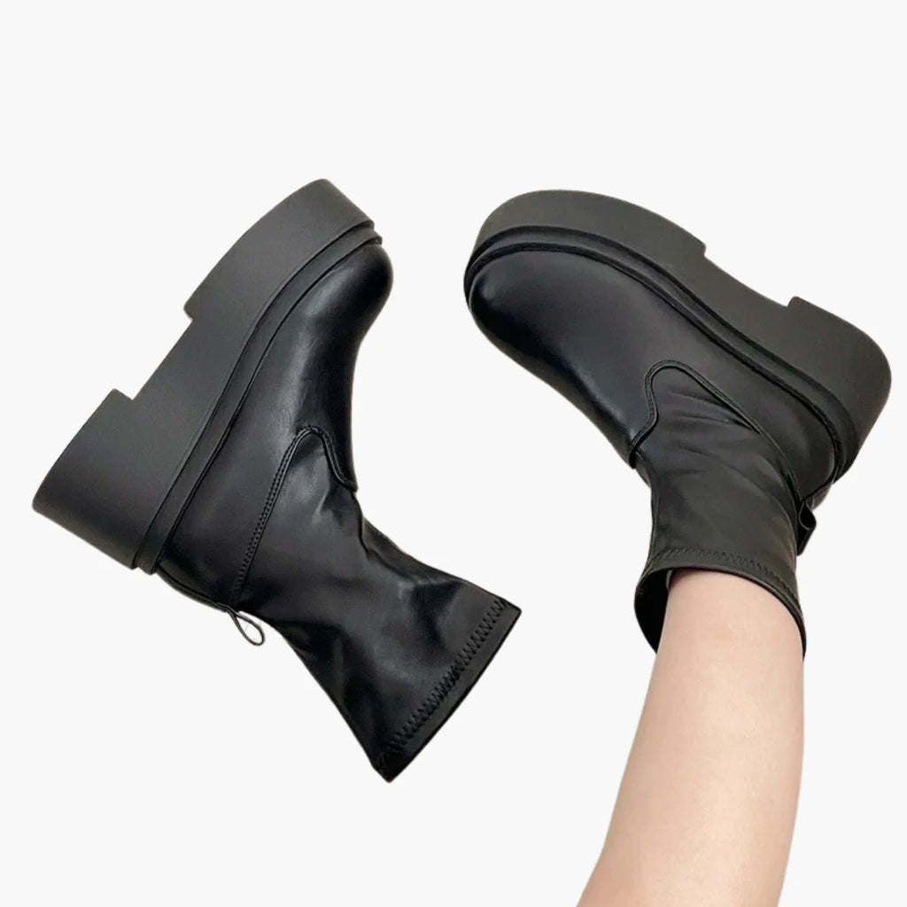 Platform Knee-High Boots