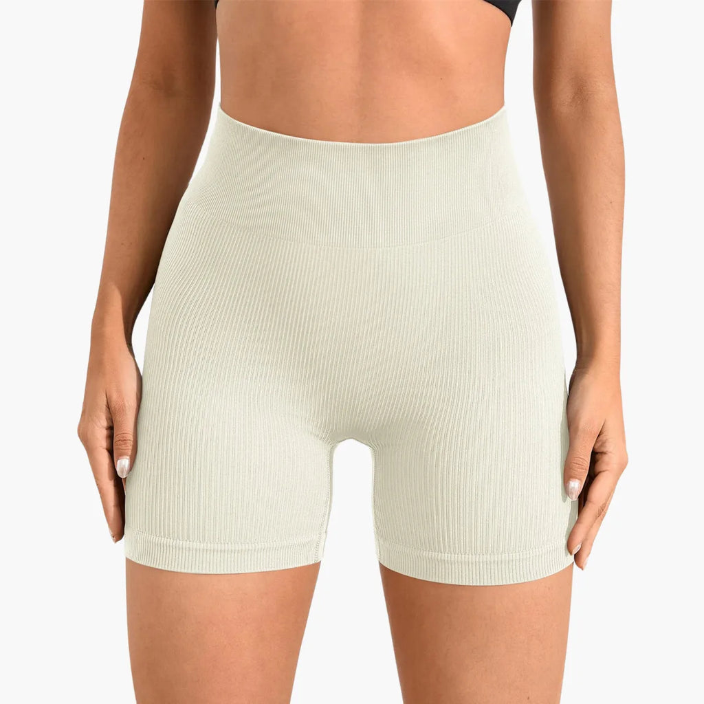 Seamless High Waist Sports Shorts