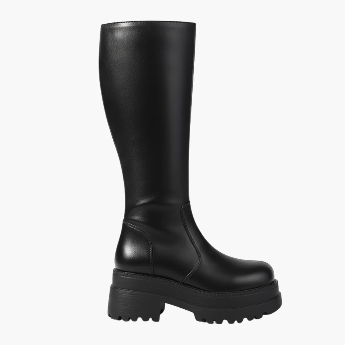 Minimalist Platform Mid-Calf Boots