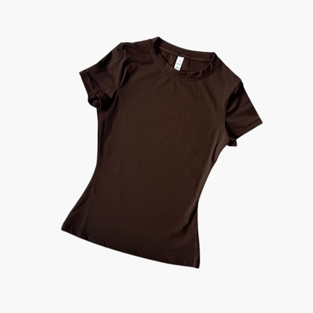 Quick-Dry Yoga T-Shirt – Short Sleeve
