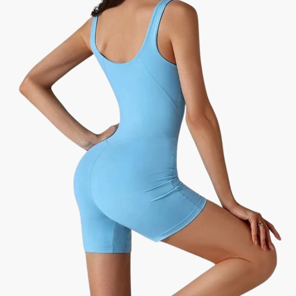 Seamless Sleeveless Yoga Jumpsuit