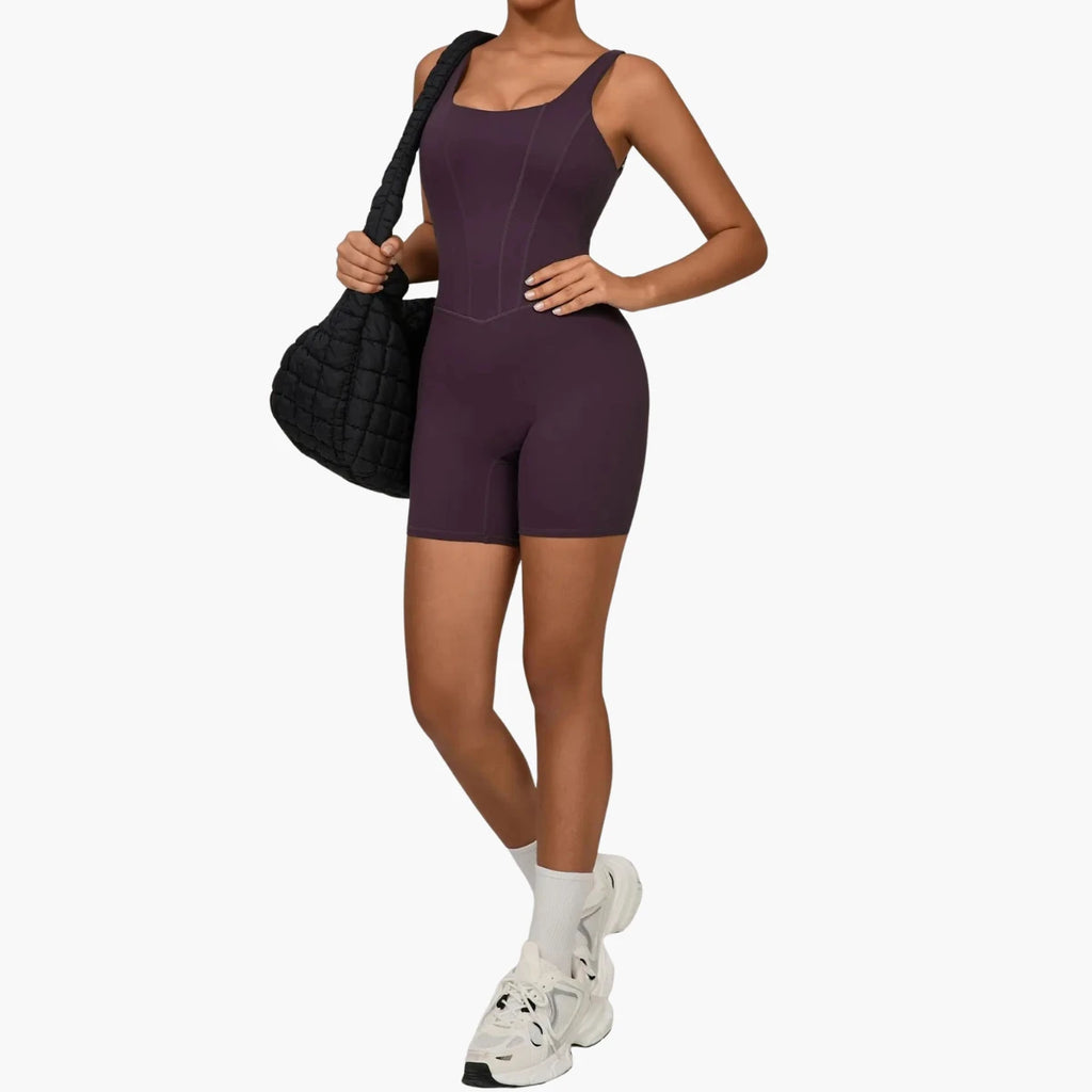 Seamless Quick-Dry Gym Romper
