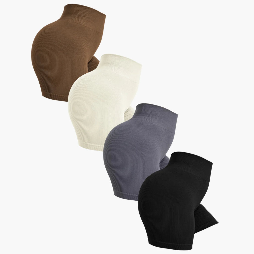 Seamless High Waist Sports Shorts