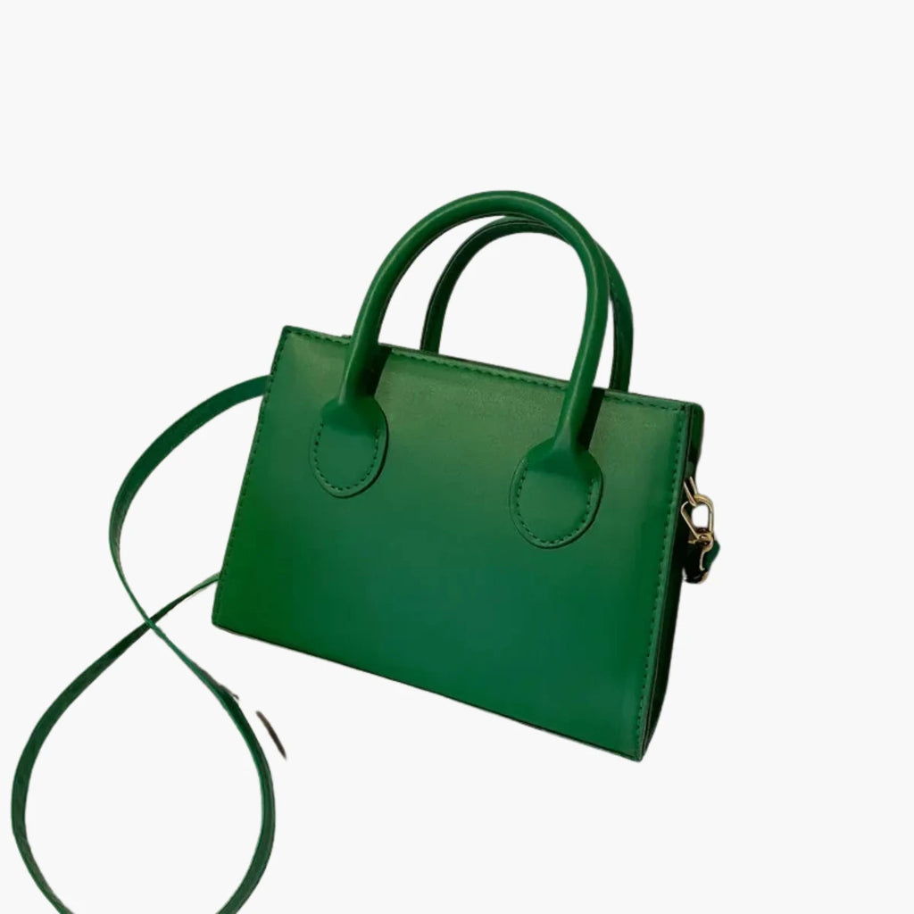 Elegant Black Leather Tote