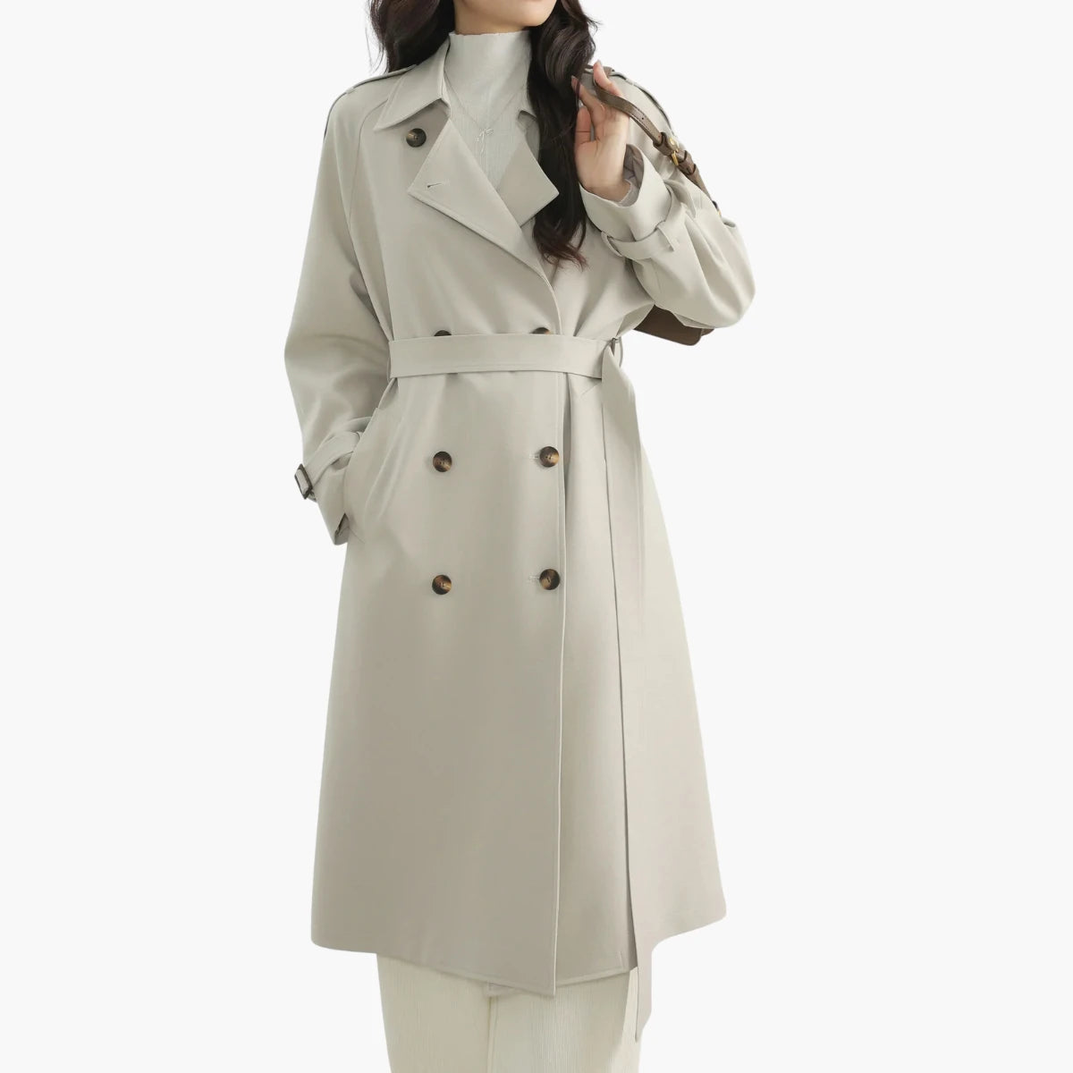 Double Breasted Trench Coat
