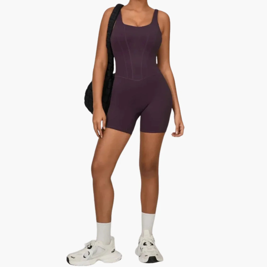 Seamless Quick-Dry Gym Romper