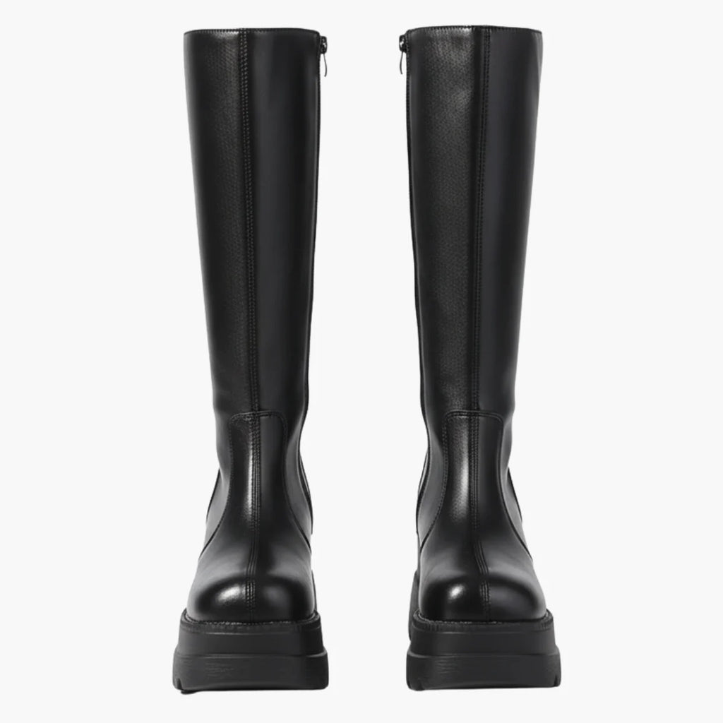 Minimalist Platform Mid-Calf Boots