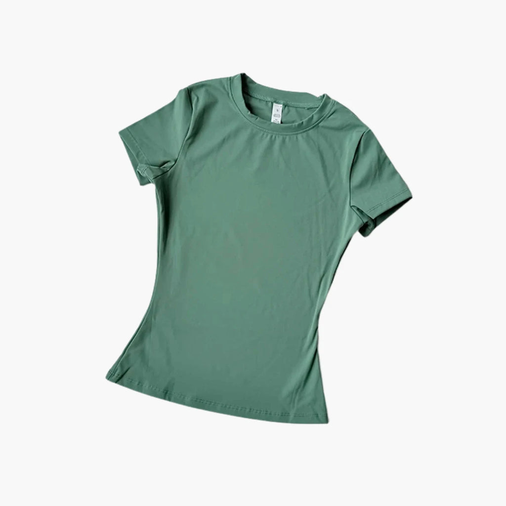 Quick-Dry Yoga T-Shirt – Short Sleeve