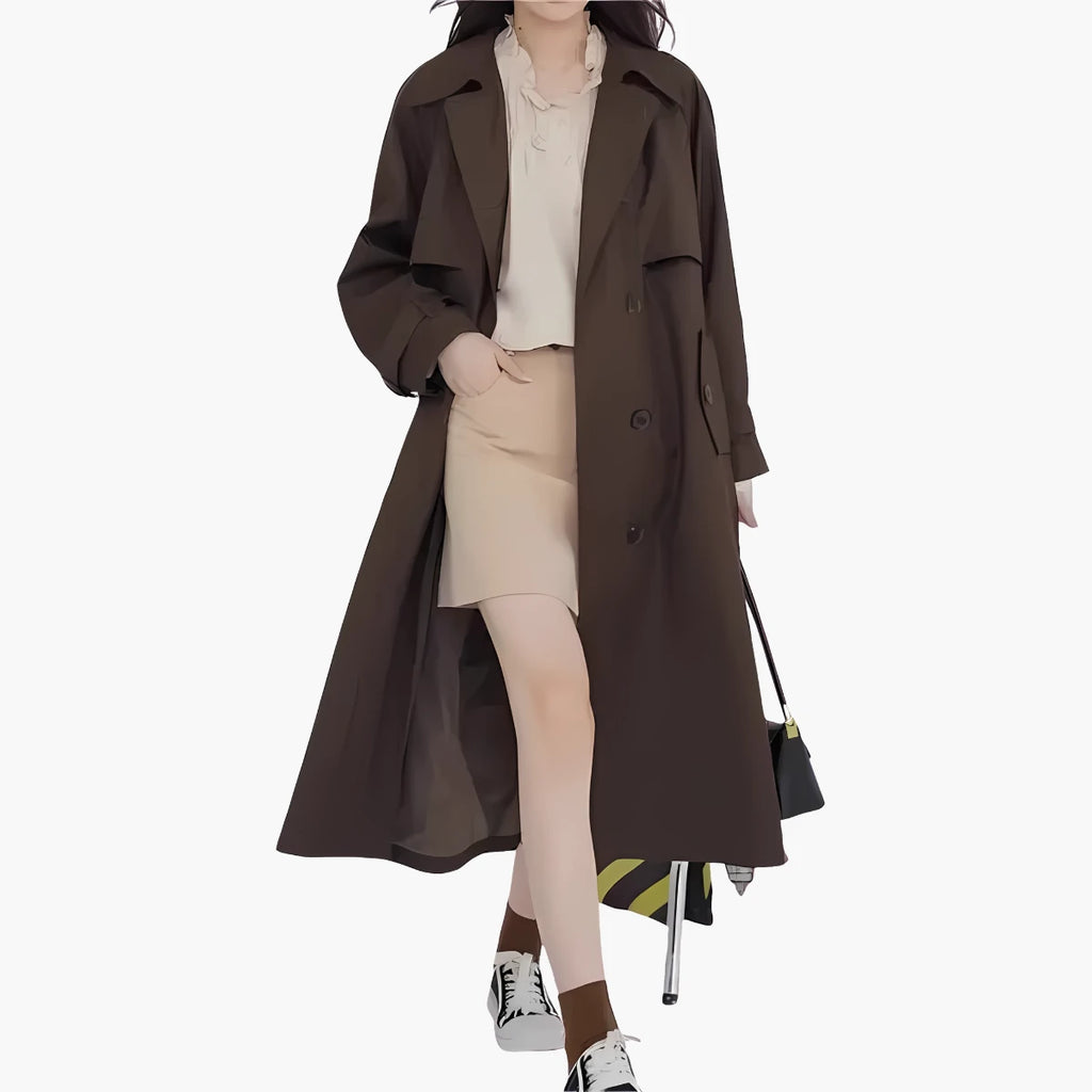 Long Trench Coat The Buttons