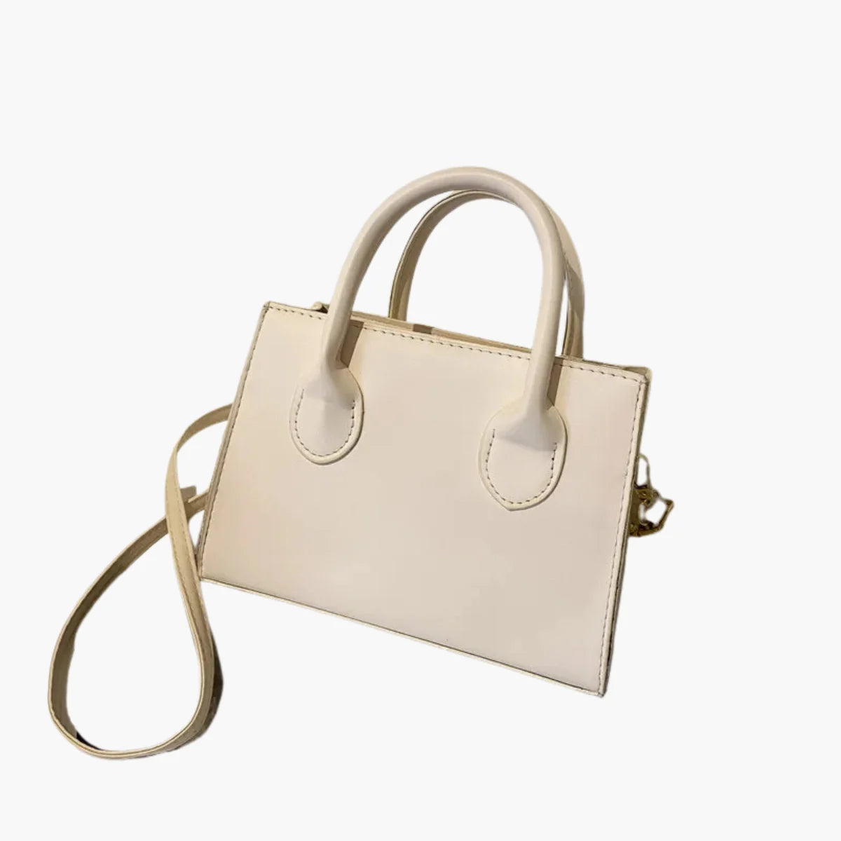 Elegant Black Leather Tote