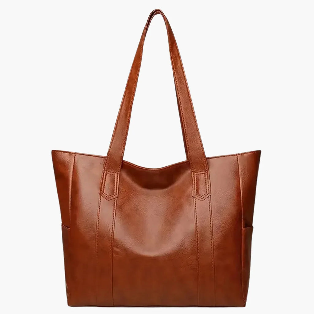 Vintage Vegan Leather Tote