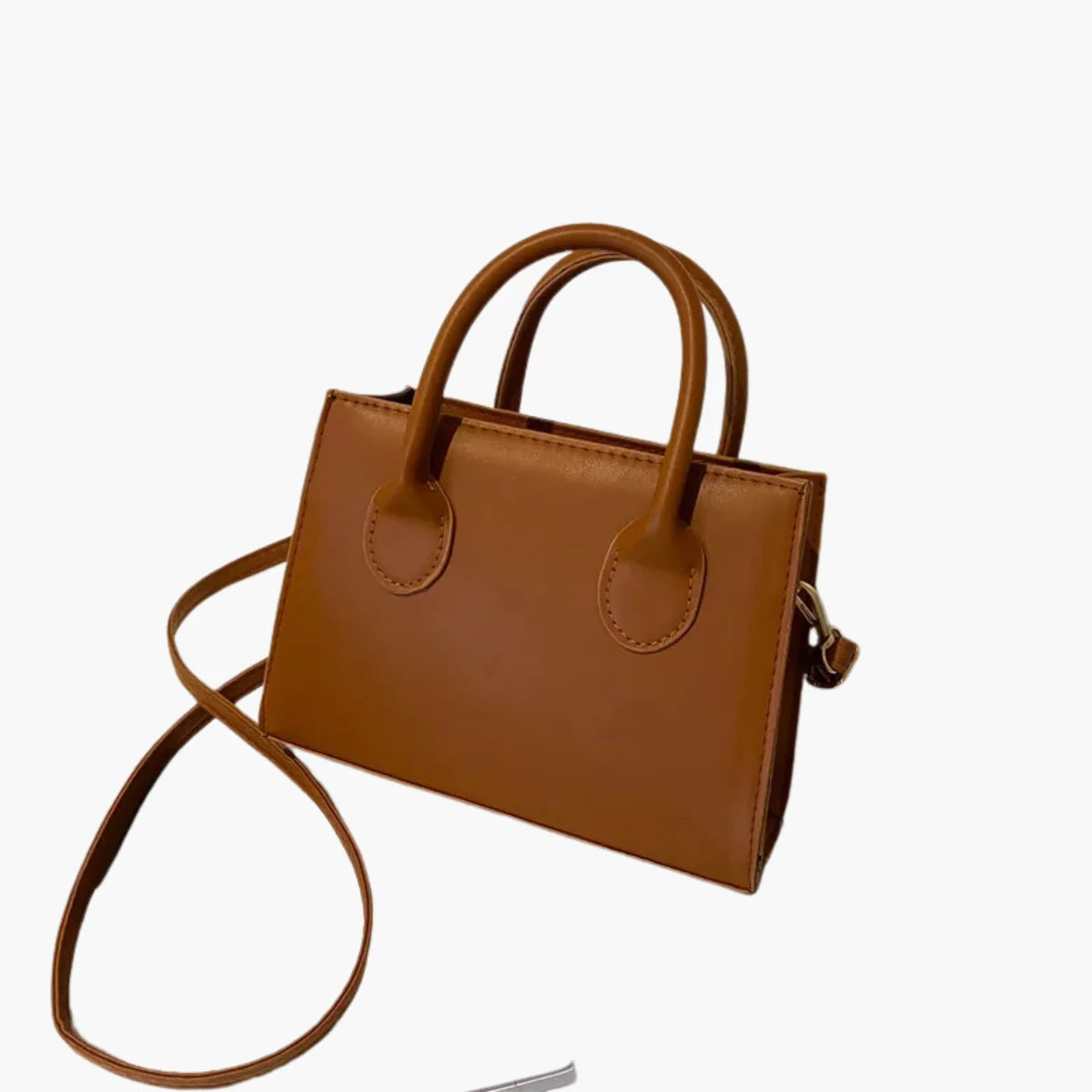 Elegant Black Leather Tote