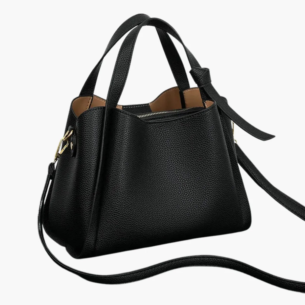 Retro Leather Bucket Bag