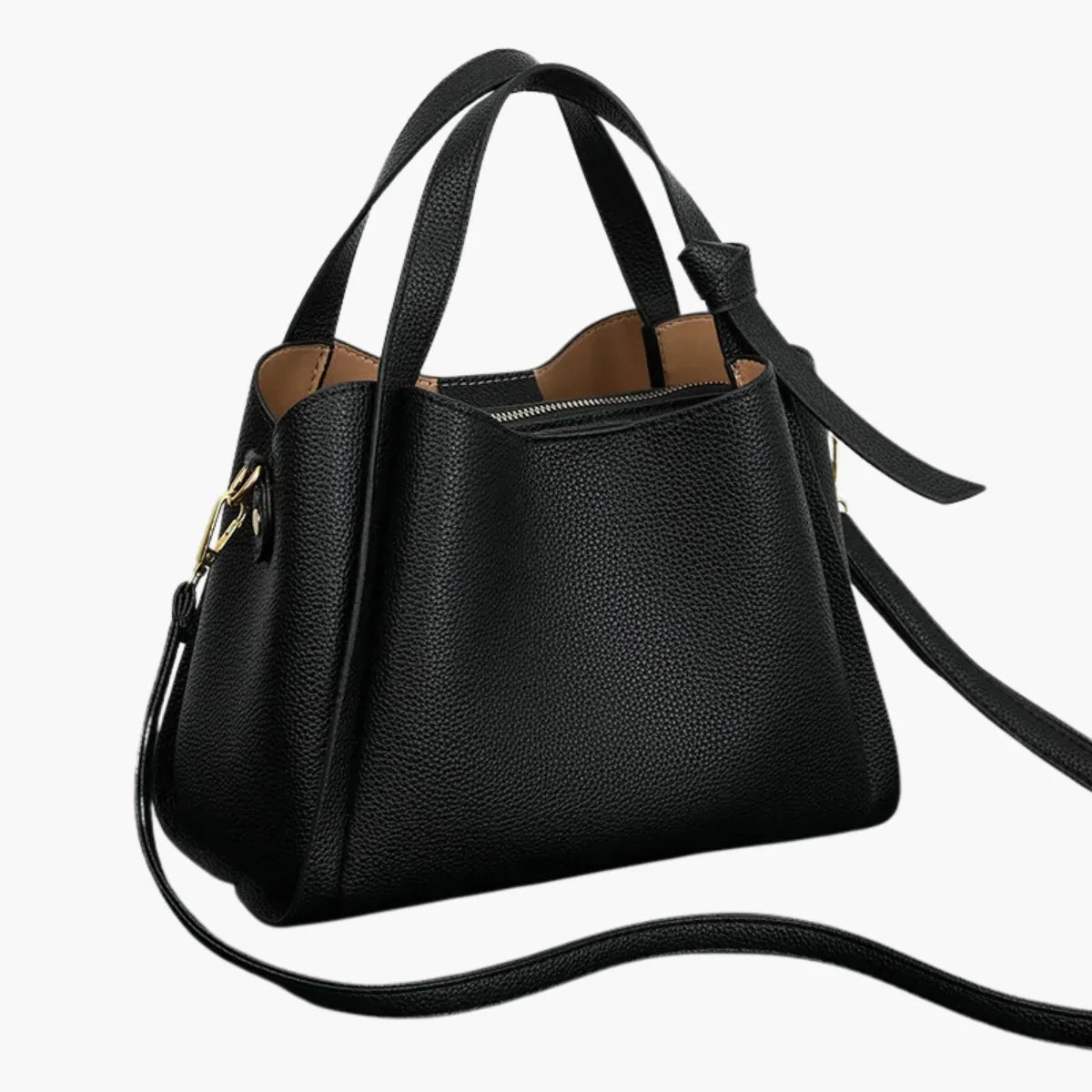 Retro Leather Bucket Bag