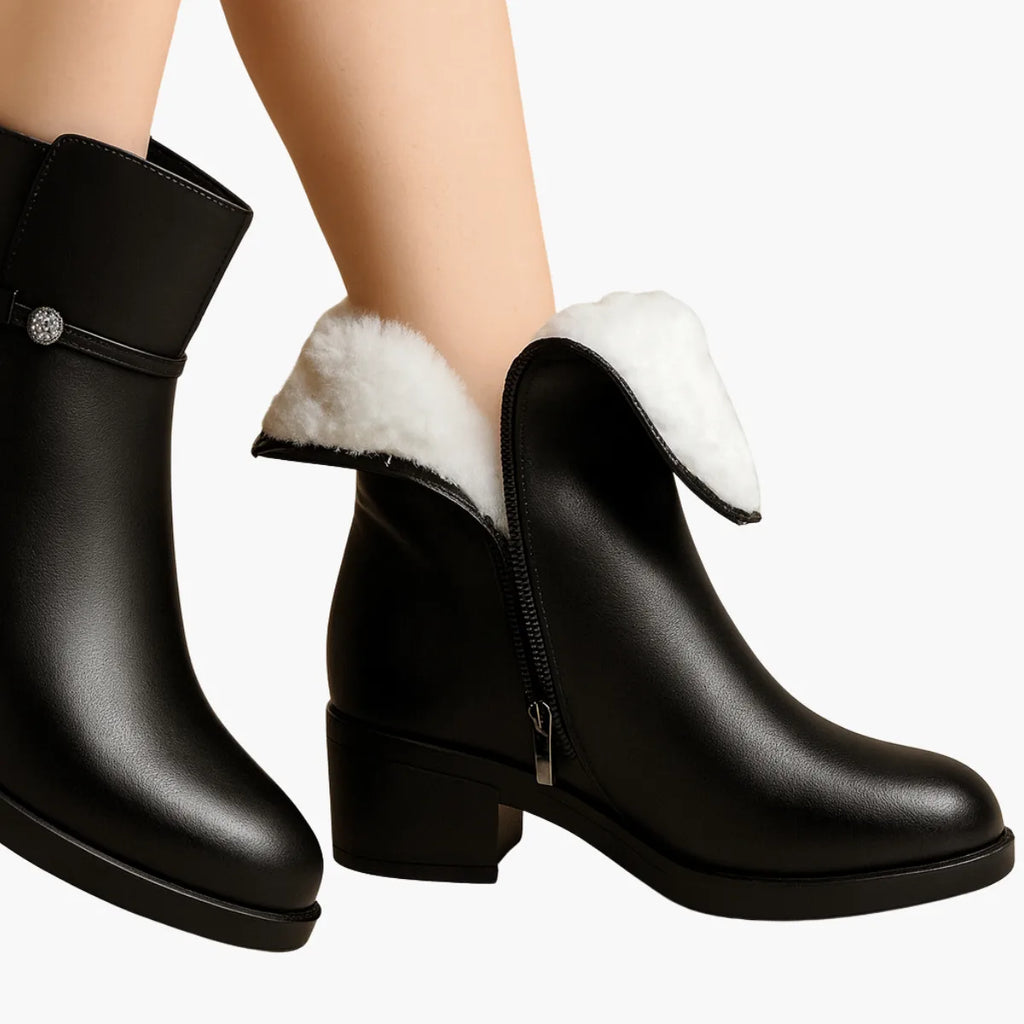 Genuine Leather Ankle Boots