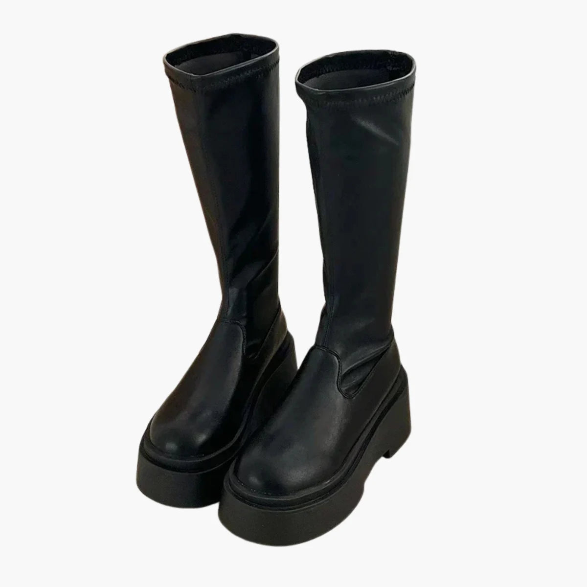 Platform Knee-High Boots